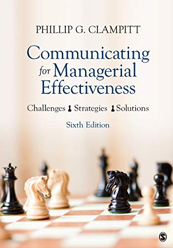 Communicating for Managerial Effectiveness clampitt test bank