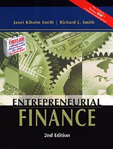 Entrepreneurial Finance smith test bank