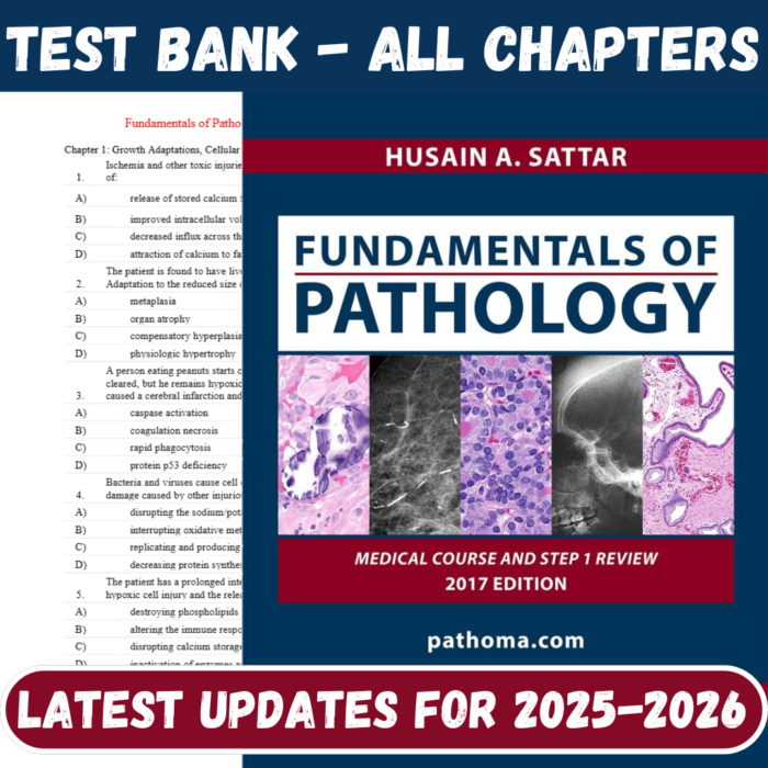 Fundamentals of Pathology Pathoma 8th edition By Sattar Husain 1