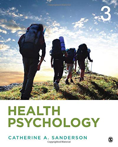 Health Psychology sanderson test bank