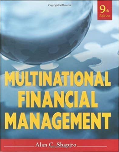 Multinational Financial Management Shapiro test bank