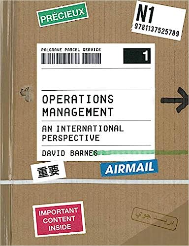 Test Bank for Operations Management An International Perspective by David Barnes