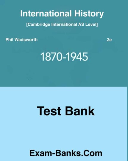 cambridge history test bank wadsworth 2nd edition