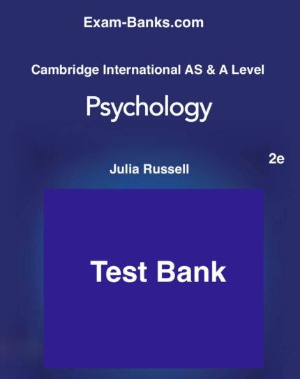 cambridge psychology test bank russell 2nd edition