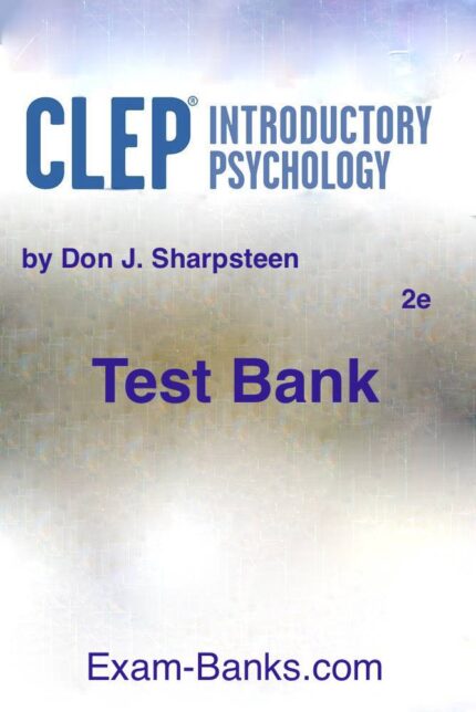 clep psychology test bank sharpsteen