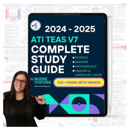 complete ati teas v7 study guide 2024 2025 by nardab with 170 practice