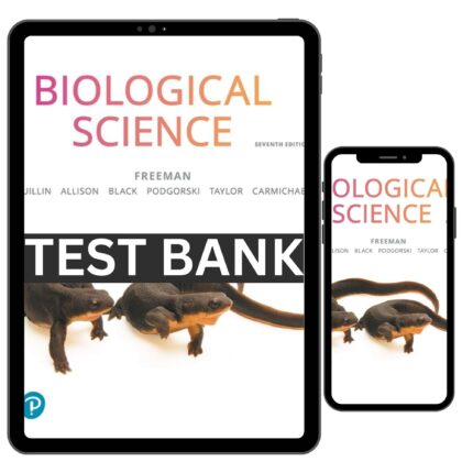 complete test bank for biological science 7th edition