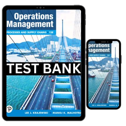 complete test bank for operations management 13th