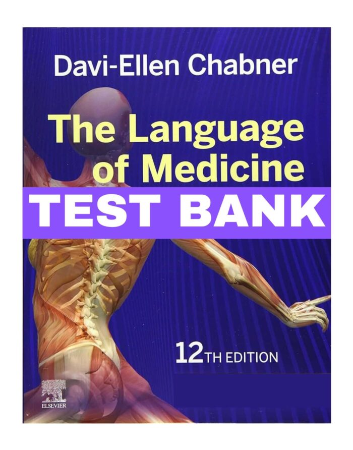 language of medicine 12th edition test bank