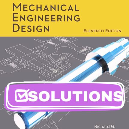 mechanical engineering design 11th solutions manual