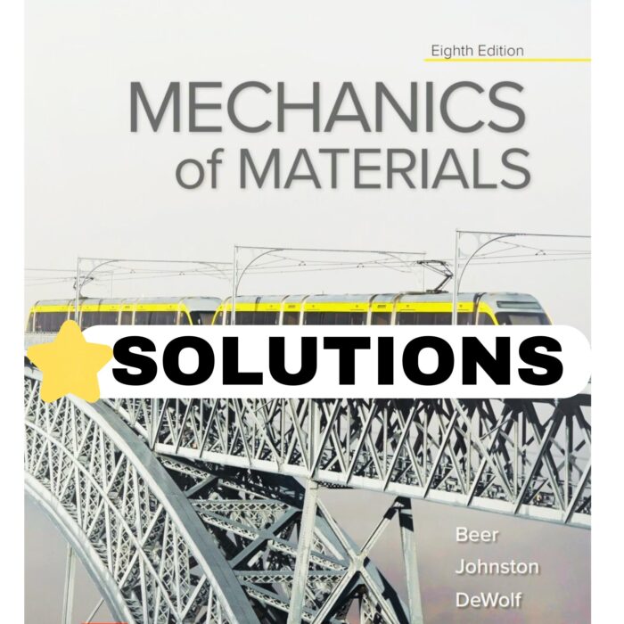 mechanics of materials 8th solutions manual 2024 version