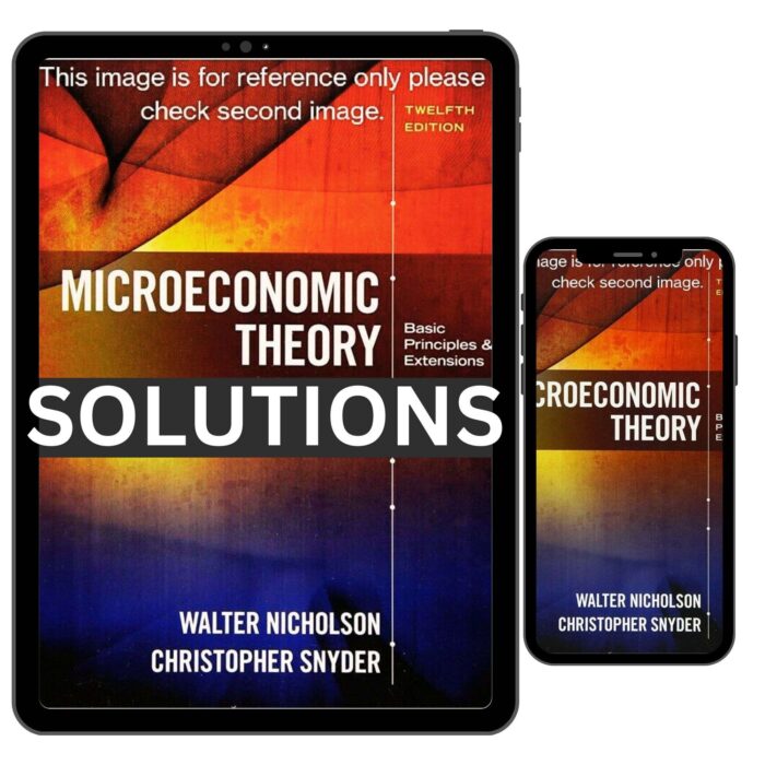 microeconomic theory basic principles extensions 12th complete solutions