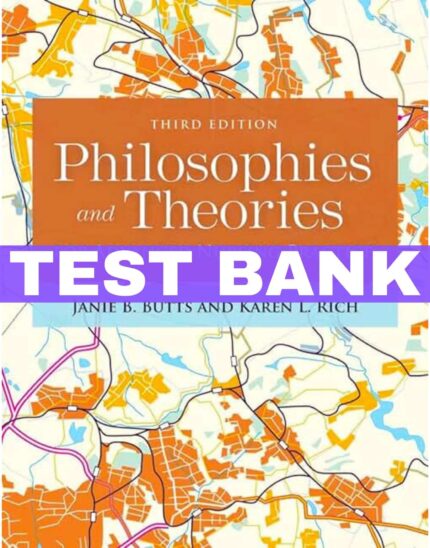 philosophies and theories for advanced nursing practice 3rd test bank