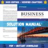 Solution Manual - for Business Its Legal, Ethical, and Global Environment 12th Edition (Jennings, 2022)