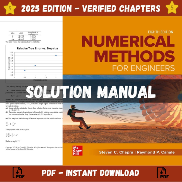 Solution Manual - Numerical Methods for Engineers 8th Edition (Chapra, 2021)