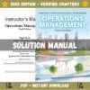 Solution Manual - Operations Management 10th Edition (Slack, 2023)