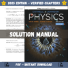 Solution Manual - Physics 12th Edition (Cutnell, 2022)