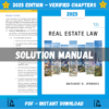 Solution Manual - Real Estate Law 12th Edition (Sawyers, 2021)