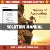 Solution Manual - Survey of Accounting 7th Edition (Edmonds, 2023)