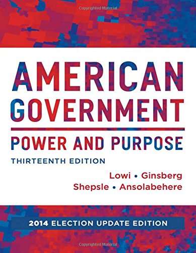 test bank for American Government Power and Purpose by Lowi