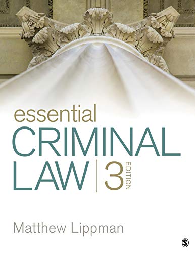 test bank for Essential Criminal Law by Lippman3e