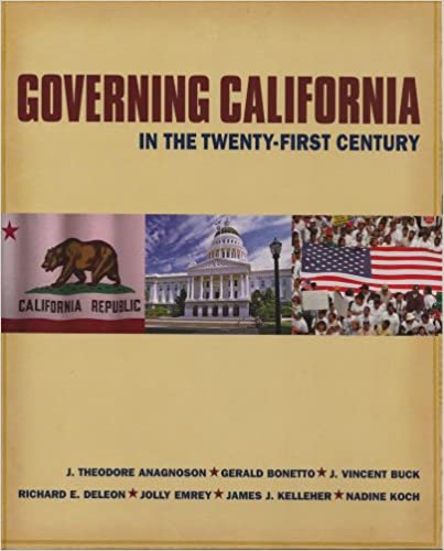 test bank for Governing California in the Twenty First Century