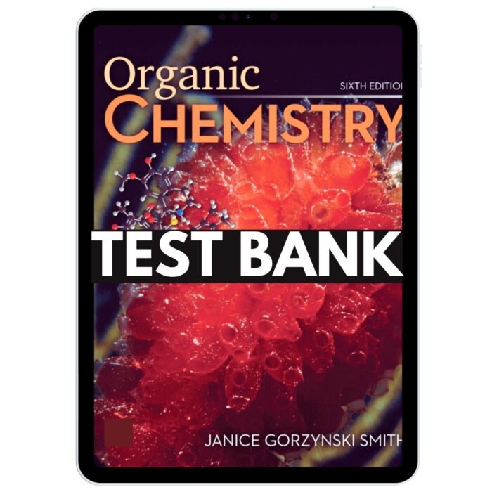 test bank organic chemistry 6th