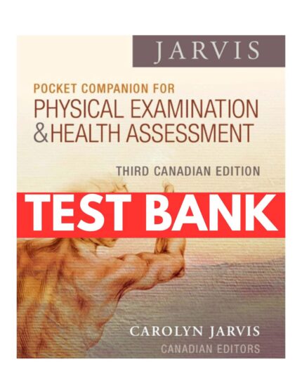 test bank physical examination and health assessment canadian 3rd edition